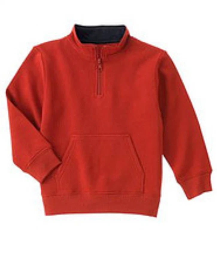 全新 Gymboree SZ 4 男孩红色苍蝇 1/4 拉链运动衫 - MR. FIX IT毛衣 — 第 1/1 张图片