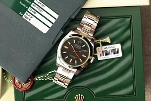 New Old Stock Rolex Milgauss ref. 116400V “Black Dial, Green Crystal” - Picture 1 of 9
