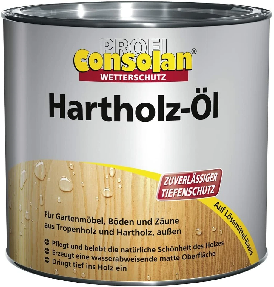2,5 ltr Consolan Hartholz-Öl 2,5 Liter farblos # - Bild 1 von 1