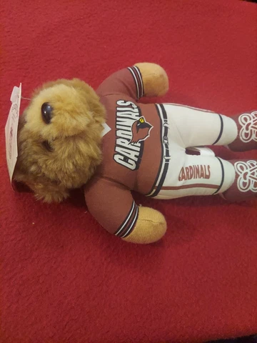 VTG Sportstuff Team NFL Cardinals Stuffed Bear~ Plushie~ 7 Inches 1998 Cover