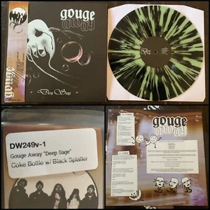 GOUGE AWAY Deep Sage LP Vinyl 1st Press 300-Dying Wish Static Dress Scowl Cerce - Picture 1 of 11