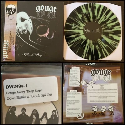GOUGE AWAY Deep Sage LP Vinyl 1st Press 300-Dying Wish Static Dress Scowl Cerce - Image 1 of 4