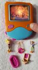 Vintage Polly Pocket - TRENDY TRONICS T.V. - COMPLETE WITH TIRE SWING!  2000