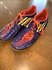Adidas F50 Adizero Red Yellow Indoor Football Soccer Shoes Mens Size 12