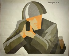 Bersaglio 3 -Poster originale- Istituto Geografico Militare Firenze - ' 50 -