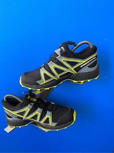 Salomon Speedcross Vario Black Yellow Mens Trail Running Shoes Sneaker Size 5