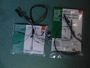 3 viessmann h0 DB Licht Einfahrsignal mit Vorsign  2 fertig  1 Signal verdrahten - Bild 1 von 1