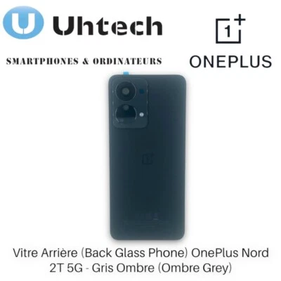 Vitre Arrière (Back Glass Phone) OnePlus Nord 2T 5G - Gris Ombre (Ombre Grey)