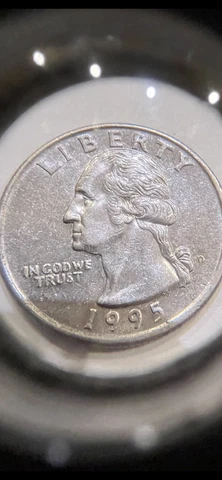 Vintage,Rare-1995 D,Liberty Quarter Dollar -free Shipping Cover