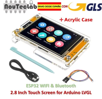 ESP32 Display 2.8 Inch 240*320 Touch Screen LCD TFT WiFi BT for Arduino LVGL - Imagen 1 de 4