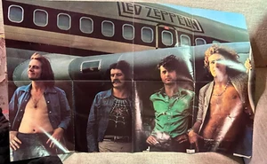 Led Zepplin 1975 Rock Superstar Poster Magazin Nr. 4 Vintage Vintage Vintage - Bild 1 von 4