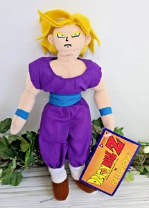 Dragon Ball Z Super Saiyan Gohan Vintage KELLYTOY Plush Toy 2001 With Tag - Picture 1 of 13