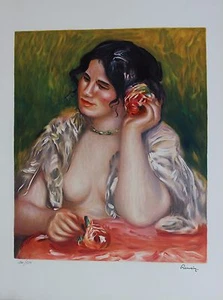 Pierre Auguste Renoir Lithograph Hand Numbered Limited Edition Dolores - Bild 1 von 1