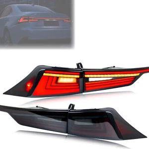 LED Tail Lights for Lexus IS250 IS350 IS200t IS300 2014-2020 Rear Lamps Assembly - Picture 1 of 5