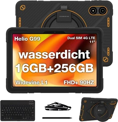 AGM Pad P2 Active 11" 4G Tablet, 90Hz FHD,Helio G99,8GB/256GB,50MP Kamera,IP69K - Bild 1 von 4