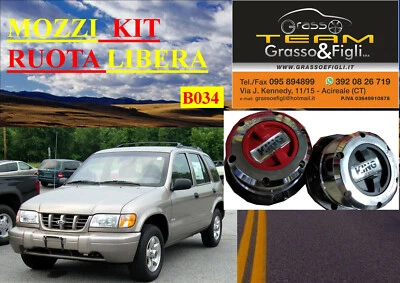 Kit Mozzi Ruota Libera For Kia Sportage Prima Serie 1993 > 2002 King off Pezzi 2 - Immagine 1 di 4