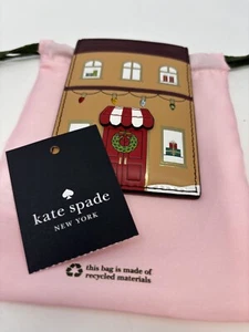 Cartera tarjetero Kate Spade para mujer KJ072 casa de pan de jengibre delgada Oh qué divertida nueva con etiquetas - Imagen 1 de 5