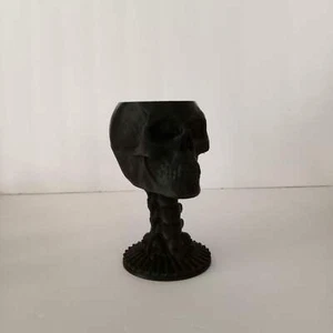 3D-gedruckter Totenkopf Thema Kelch Teelicht und Windlicht Halter - Bild 1 von 6