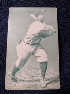 1927 Green Tint Exhibits Sparky Adams CHICAGO CUBS