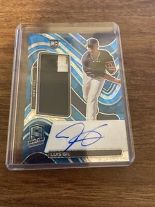 2022 Panini Prizm Spectra Luis Gil RC Blue Auto 28/99 - Picture 1 of 2