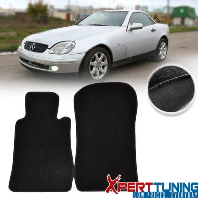 Alfombrillas alfombra nailon negras 2 piezas para Mercedes Benz R170 SLK 98-04 Foto 1 de 4