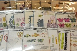 Sizzix Thinlits & Triplits:Flowers/Birds/Kites/Tags - you choose pack/comb ship - Picture 1 of 7