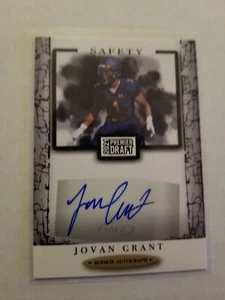 2021 Sage Hit Premier Draft Autograph Jovan Grant RC Auto Black #A31 Rams - Picture 1 of 1