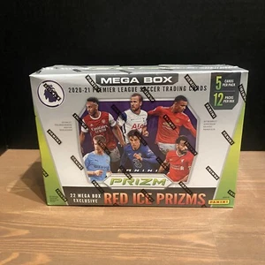 2020-21 Panini Prizm Premier League Soccer Mega Box - Red Ice Prizms - Brand New - Picture 1 of 2