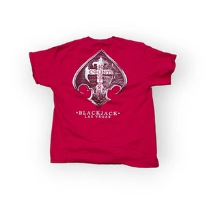 Counts Kustoms Biker Blackjack T-Shirt, Gr. Large, Las Vegas Grafik Cross Spade - Bild 1 von 6