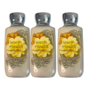 Bath & Body Works Warm Vanilla Sugar Body Lotion for Women 8oz – 3 Pack – NEW - Picture 1 of 2