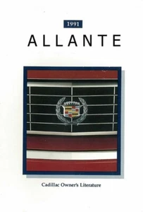 1991 Cadillac Allante Owners Manual User Guide Reference Operator Book Fuses OEM - Bild 1 von 1