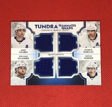 2019-20 Artifacts Tundra Teammates Quads Marner Nylander Marleau Tavares 91/99
