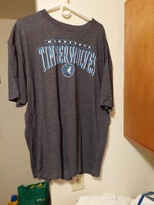 GORGEOUS OFFICIALLY LICENSED MINNESOTA TIMBERWOLVES SS SHIRT DAY/NIGHT 31" LONG! - Picture 1 of 12