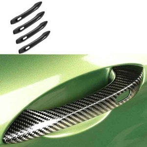 Cover Trim Dry Carbon Fiber Outside Door 2018-2023 For Porsche Cayenne Handle - Picture 1 of 11