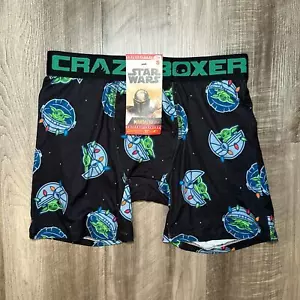 Star Wars The Mandalorian Baby Yoda Crazy Boxer Boxer Brief - Small - Picture 1 of 3