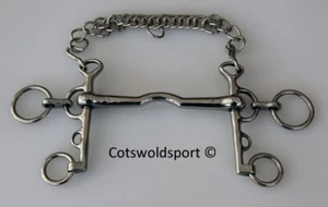 Cambridge Mouth Rugby Pelham 41/2", 5" ,5 1/2" ,6" Horse Bit - Picture 1 of 2