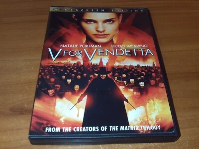 V For Vendetta (DVD, 2006 Widescreen) Natalie Portman - Image 1 of 2