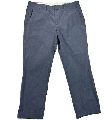 Bonobos Chino Pants Blue Straight Leg Stretch Business Dress Work Slacks 32/26 - Image 1 of 4