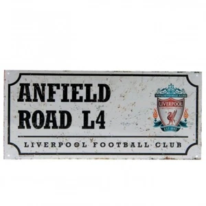 Letrero de calle retro Liverpool FC, nueva idea de regalo de mercancía oficial LFC. - Imagen 1 de 3