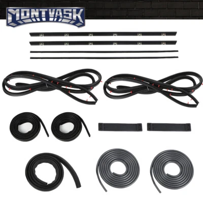 Door Window Trim Molding Seal Garnish Whisker Kit Fit Suzuki Samurai SJ410 SJ413 - Image 1 of 4