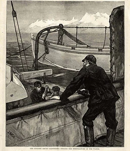NARES BRITISH ARCTIC EXPEDITION, Temperatura del agua de mar Historia oceanográfica 1875 - Imagen 1 de 1