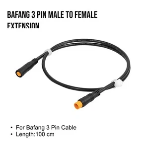 BAFANG 3 Pin M/F Extension Cable for E-Brake Gear Sensor Thumb Throttle Ebike - Picture 1 of 1