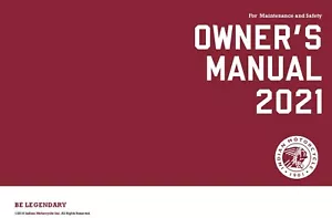 Guía de libros manual para propietarios indios Roadmaster 2021 - Imagen 1 de 12