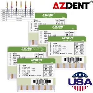 Archivos de endodoncia dental AZDENT activación térmica archivos rotativos SX-F3 25 M uso del motor - Imagen 1 de 13