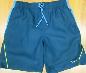 PANTALONES CORTOS DE BAÑO NIKE FORRADOS para hombre POLIÉSTER AZUL MARINO, AZUL Y VERDE LIMA Talla MEDIANA, M - Imagen 1 de 3