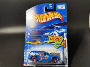 2002 Hot Wheels #85 Yu-Gi-Oh! Series 3/4 FANDANGO Blue w/Purple 5 Spoke Wheels - Picture 1 of 3
