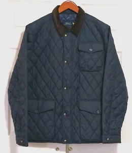Polo Ralph Lauren Big & Tall Quilted Beaton Field Navy Blue Jacket Coat Men's  - Picture 1 of 24