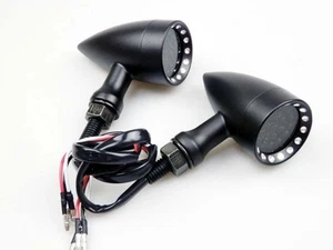 Luz de señal de giro Black Smoke 20 Billet para Honda Yamaha Suzuki Kawasaki - Imagen 1 de 7