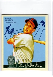 Stan Musial 2008 Upper Deck Goudey Mini Green Back #230 /88 - Bild 1 von 2