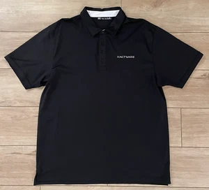 Travis Mathew-Men's Pima Cotton Blend-Black Polo Golf Shirt-Size XXL - Picture 1 of 12